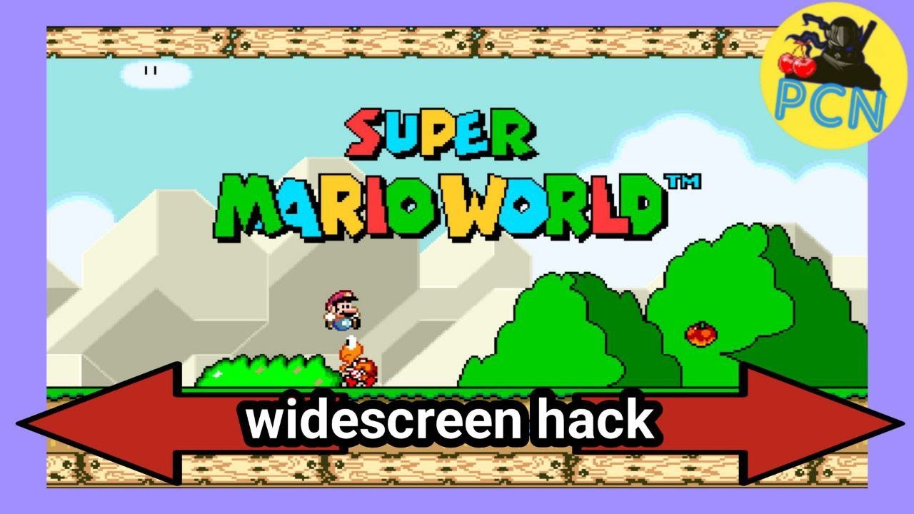 Super Mario World em WIDESCREEN NO PC 