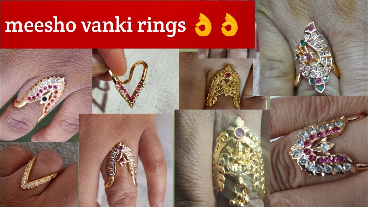meesho vanki rings/meesho rings collection/meesho panchaloha rings