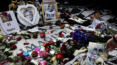 Fans commemorate John Lennon's death at NYC's Strawberry Fields
