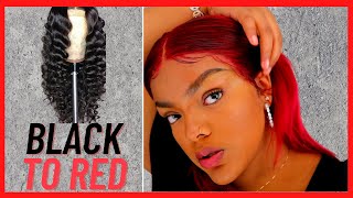 How I Dyed My Hair Red ft. UNice Hair (Amazon Prime Wig)