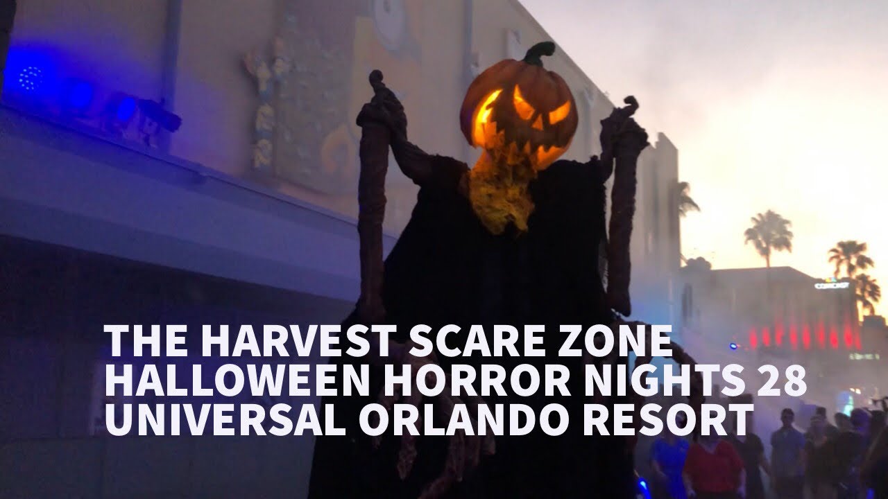 The Harvest Scare Zone Halloween Horror Nights 2018 Universal Orlando Resort YouTube