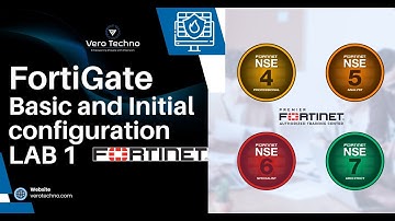 FortiGate Basic and Initial Configuration Lab 1 - Your First Firewall Setup! #fortigate #lab