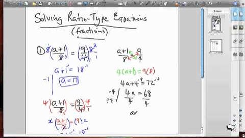 8 Ratio Type Equations (2011)