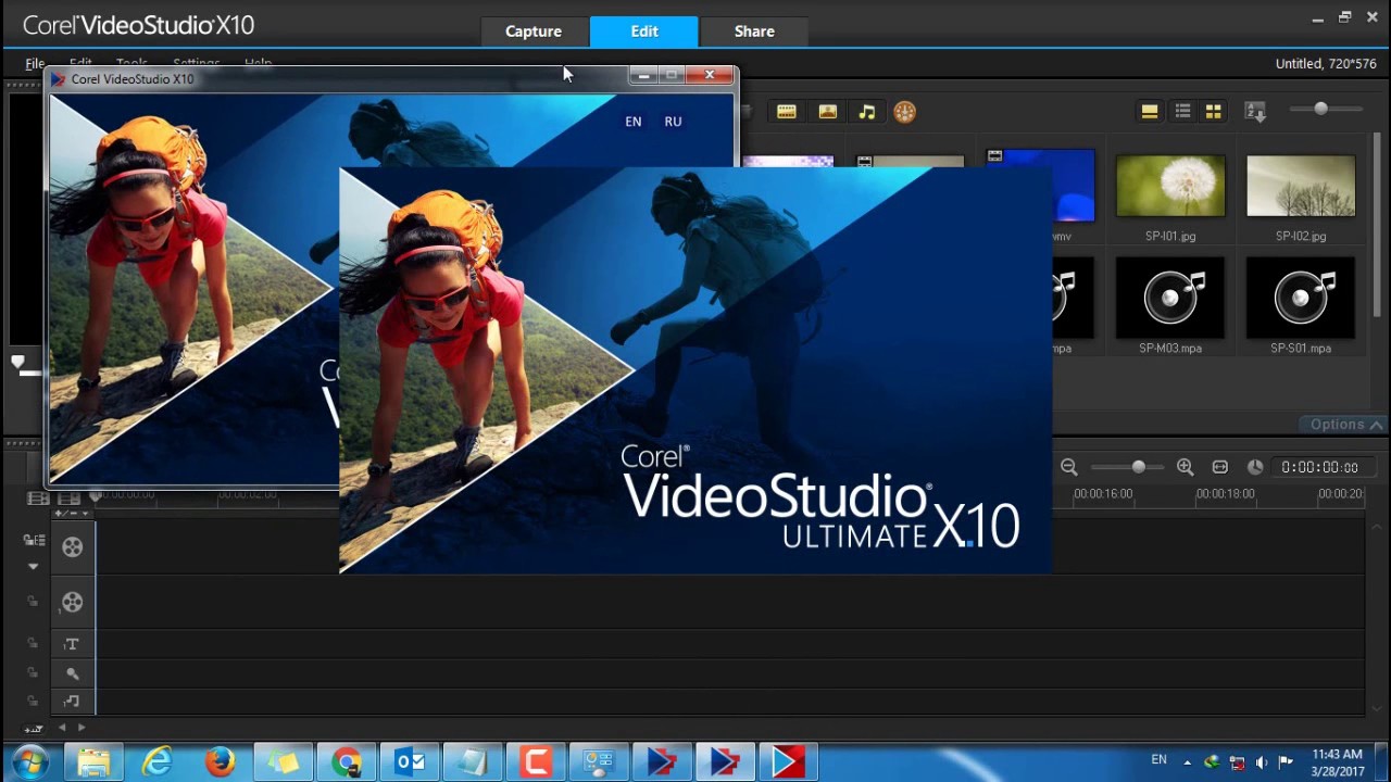 corel video studio online editing