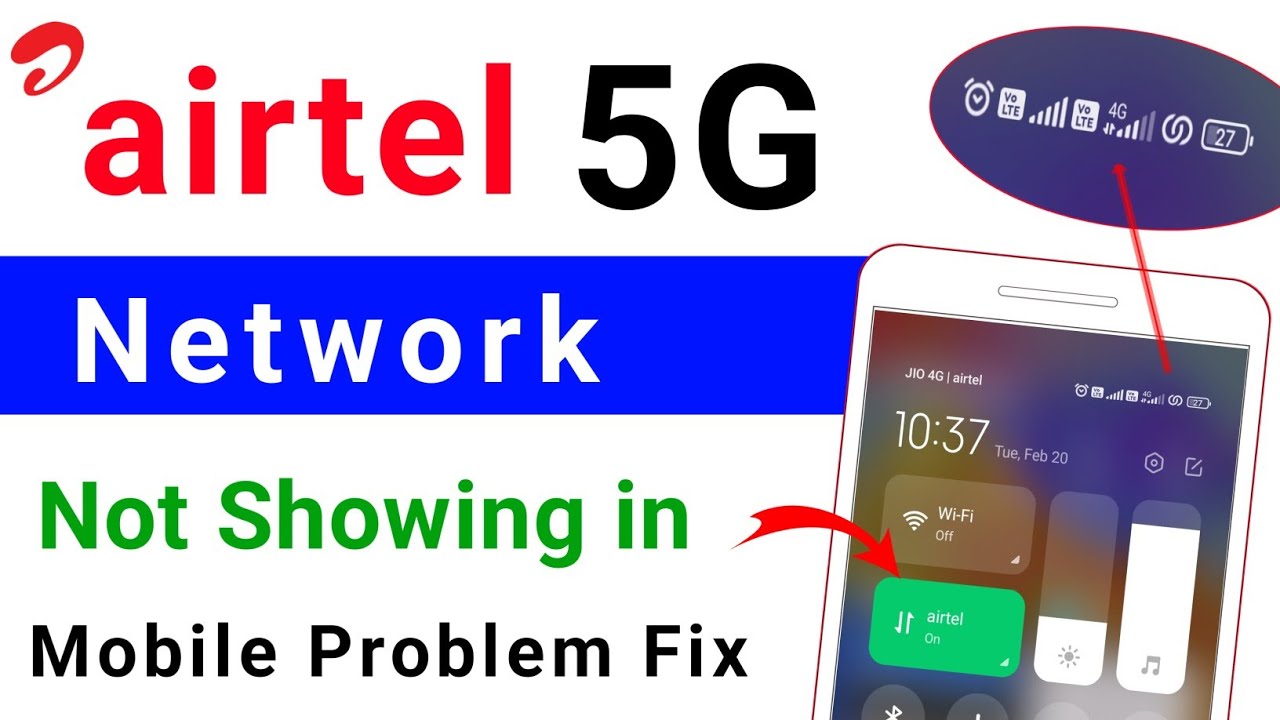 airtel 5g network not showing up on phone | how to fix 5g network not ...