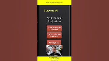 Top 3 Business Plan Mistakes That Sink Startups | Dr. Paul Borosky, MBA.