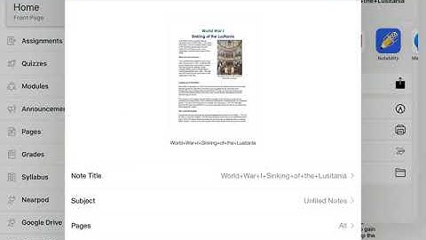 How to move a document from Canvas to Notability | For Students