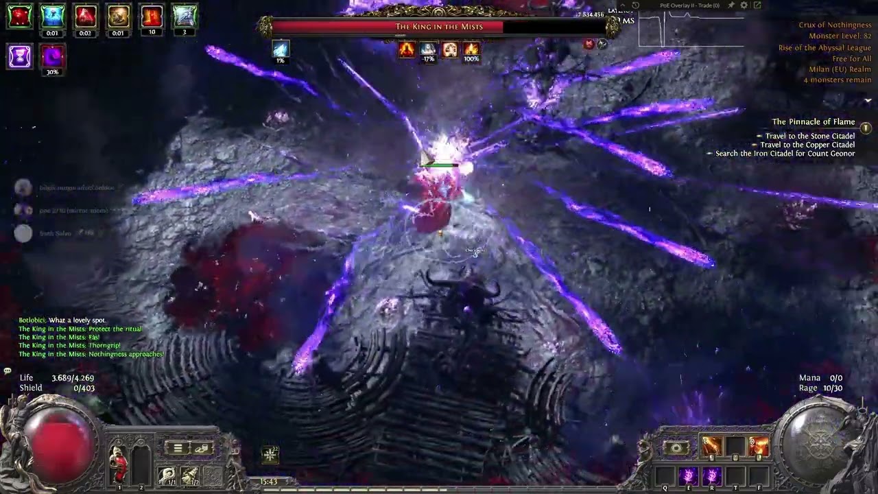 PoE 2 Blood Mage Ember Fusillade / Fireball
