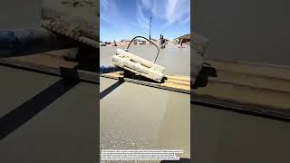 Concrete Surface Finishing with Roller Screed Tool | Smooth Slab Leveling Technique.