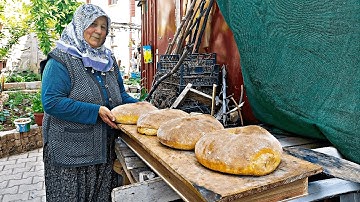 🔥 BU EKMEĞİN MAYASI YOĞURT! 😲 EKŞİ MAYALI GERÇEK KÖY EKMEĞİ 😋