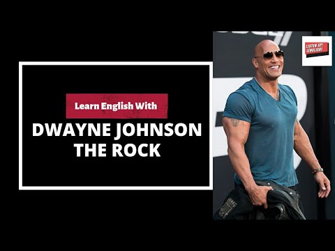 DWAYNE The Rock JOHNSON | Inspiring Speech | Learn English With Big ...