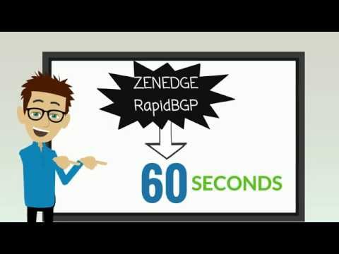 ZENEDGE for Networks with under 60 seconds TTM!