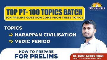 Open Session for All | PT 100 Topics | History Module | By Anish Kumar Singh - Lukmaan IAS
