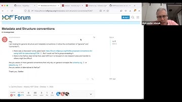 Recent h5py activity and a check in about HDF5 Metadata Conventions