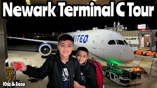 Newark Airport  Terminal C Tour (United Airlines)