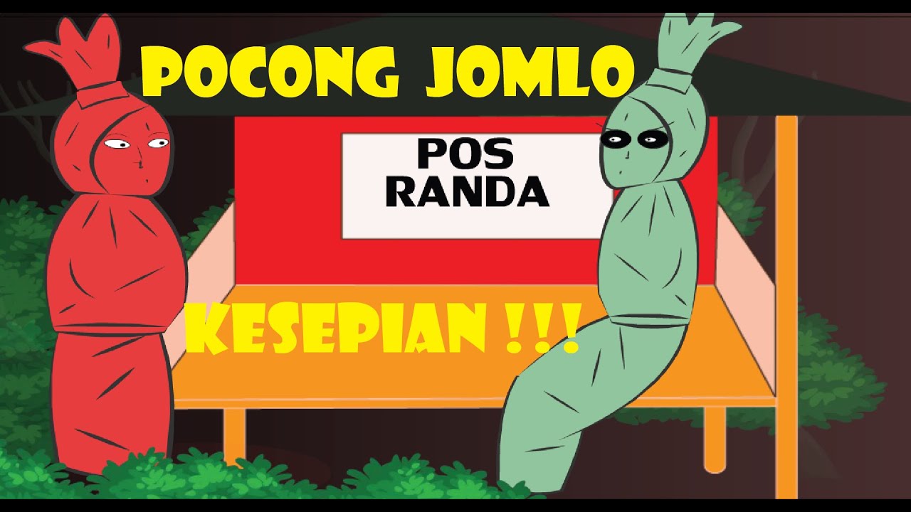  Kartun  horor lucu  Pocong  Kesepian YouTube