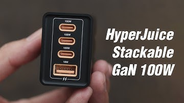 Trên tay sạc 100W HyperJuice Stackable đẹp, tiện, nối tiếp được