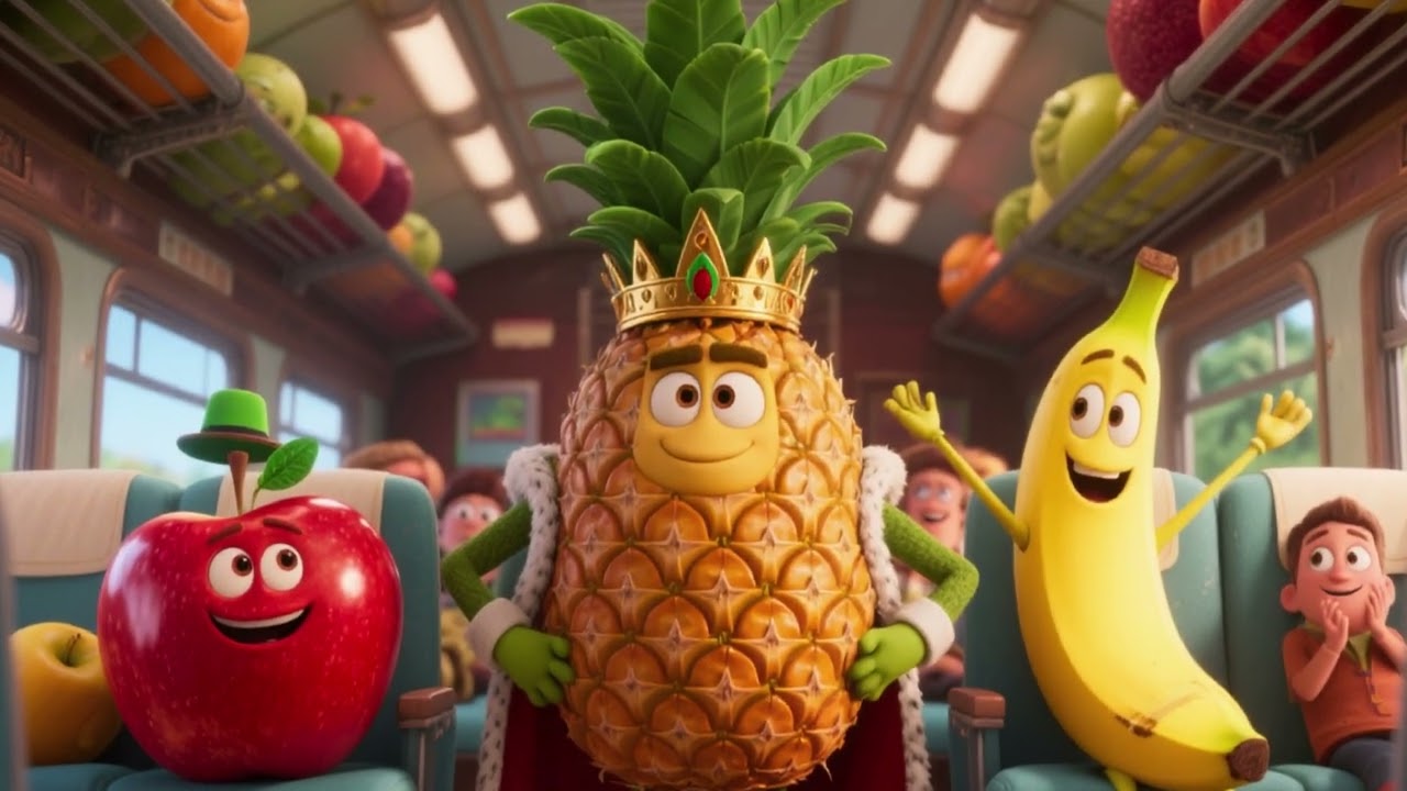 Счастливый фруктовый поезд 🚂🍎 