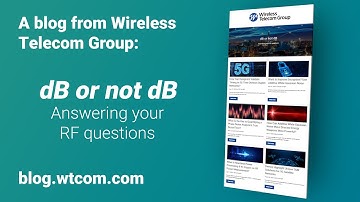 Motion Graphic: Wireless Telecom Group Blog