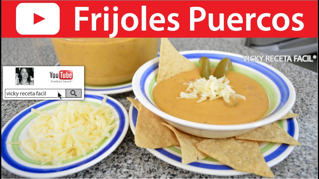 FRIJOLES PUERCOS | Vicky Receta Facil | VICKY RECETA FACIL