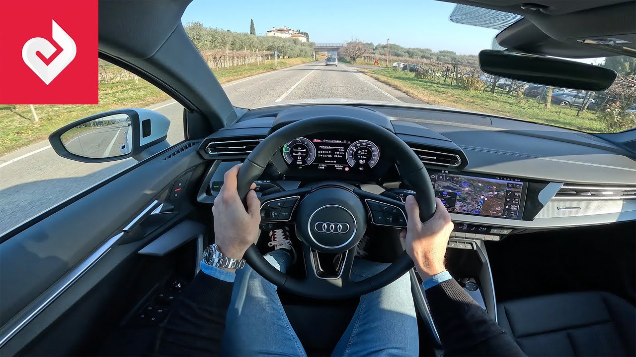 POV Audi A3 40 TFSI e 2025 | Walkaround, Interior, Driving, Launch Control
