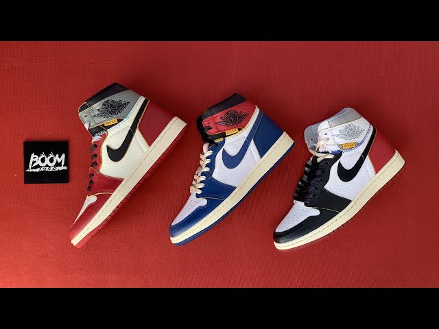 Review!! Jordan 1 Retro High OG SP Union LA Chicago Shadow & Storm