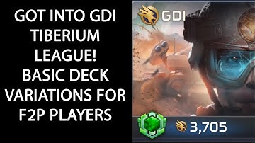Command & Conquer Rivals: GET TO TIBERIUM LEAGUE WITH BASIC GDI DECK