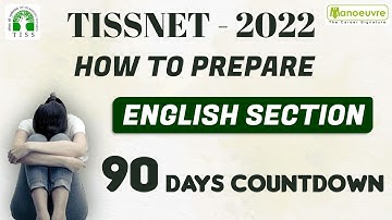 TISSNET- 2022 | HOW TO IMPROVE ENGLISH SECTION | 90 DAYS COUNTDOWN..