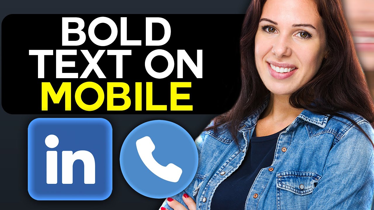 How to Make Text Bold on LinkedIn Mobile - YouTube