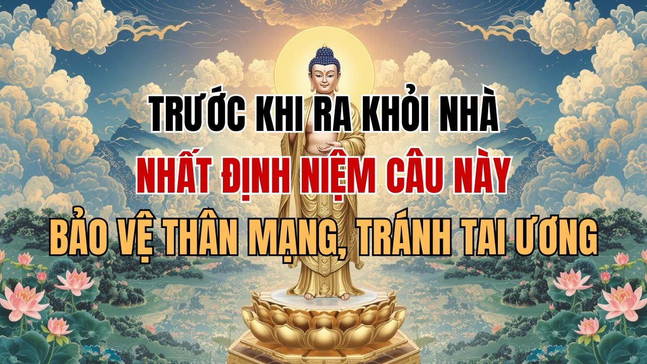 TRƯỚC KHI RA KHỎI NHÀ, NHẤT ĐỊNH NIỆM CÂU NÀY – BẢO VỆ THÂN MẠNG, TRÁNH TAI ƯƠNG.