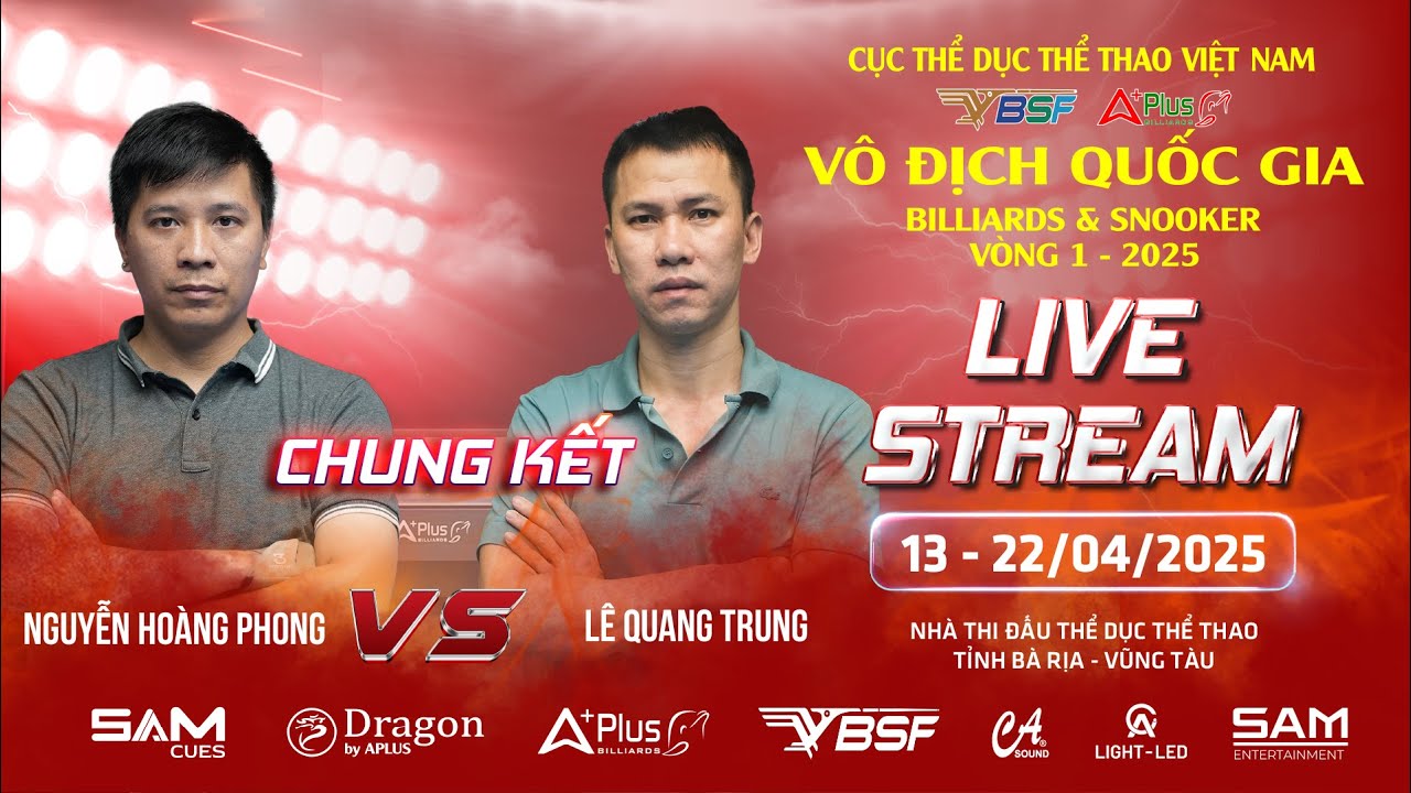 CHUNG KẾT | NGUYỄN HOÀNG PHONG - LÊ QUANG TRUNG | NGÀY 10 - POOL 10 BI | VÒNG 1 GIẢI VĐQG 2025