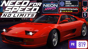 [Need For Speed: No Limits] Neon Nights with Ferrari F355 Berlinetta