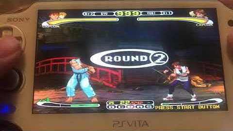 Capcom Vs Snk on Flycast Ps Vita