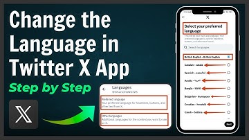 How to Change Language on Twitter X