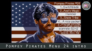 Pompey Pirates Menu #024 intro by Pompey Pirates, 1987 | Atari ST Cracktro | 1080p/50fps