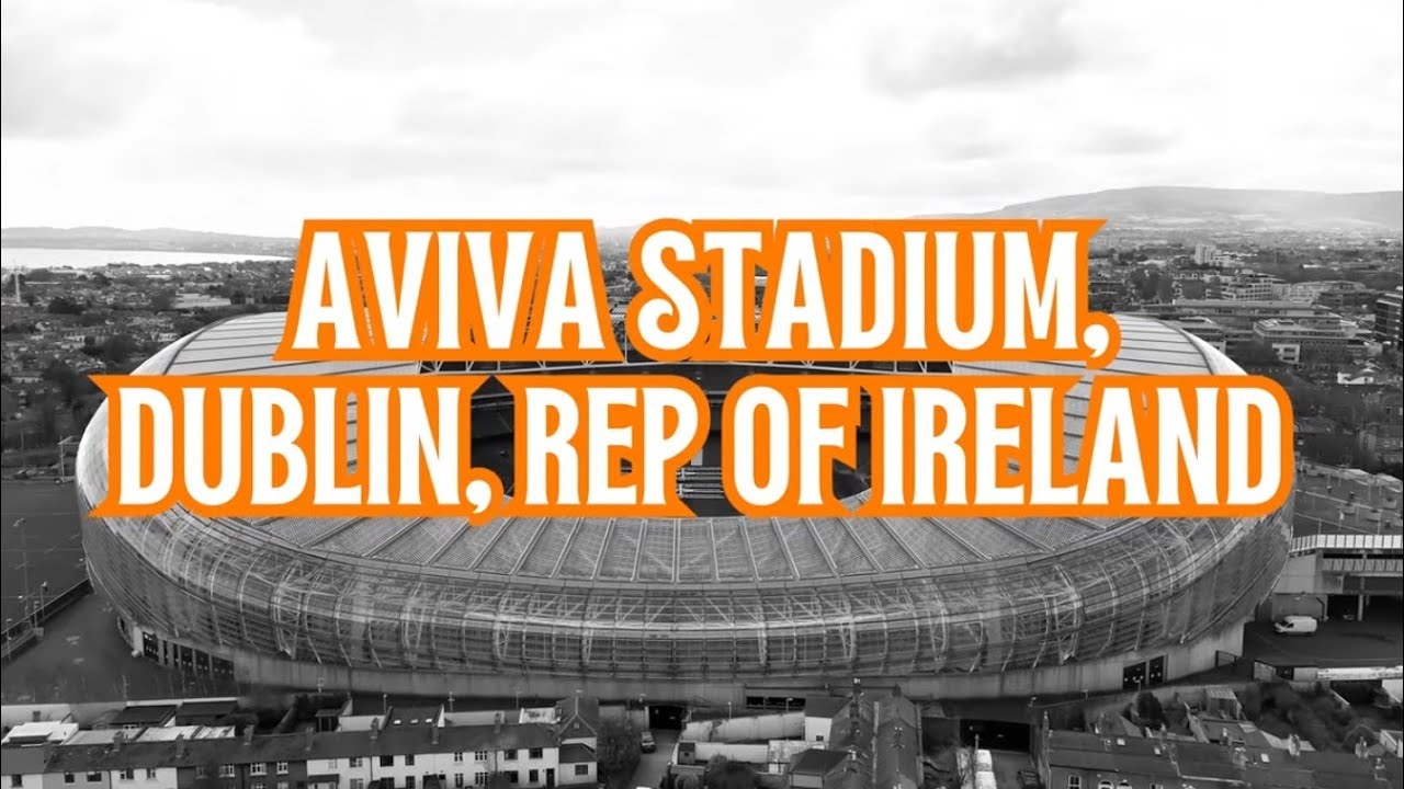 Epic Aerial Tour of Dublin’s Aviva Stadium | 4K Aerial Views #2
