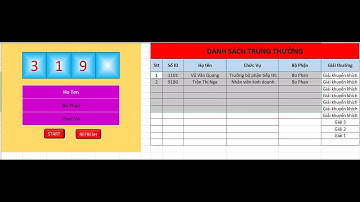 Cách tạo file bốc thăm may mắn bằng excel | Digital Idea