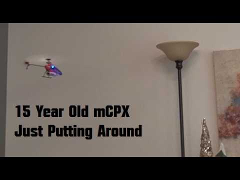 15 year Old Heli - Blade mCPX - Putting Around Inside