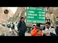 26092022 leh national highway road blocked due to rock slide  on road