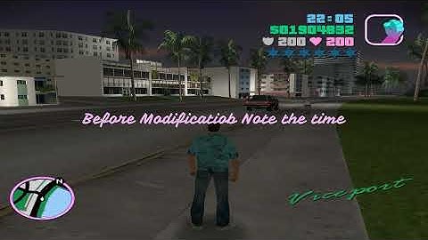 How to edit Time in Gta Vice City Main.scm editing Tut # 12