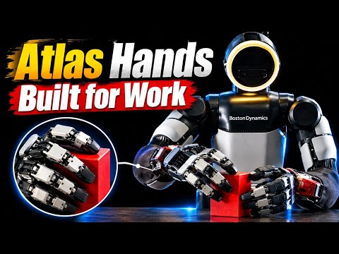 Boston Dynamics Reveals New Atlas Hands: How GR3 Works