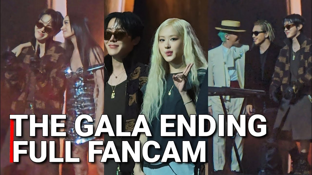 BTS J-HOPE & BLACKPINK Rosé, BigBang G-Dragon & Taeyang Interactions at Gala Des Pièces Jaunes 2025