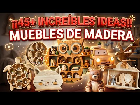 +60 Bellas ideas de Repisas ♻️ que te Serviran de Inspiración 💯⛔#virals #woodworking 