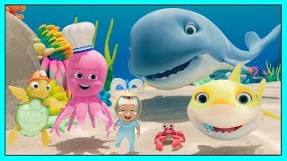 Baby Shark and Friends | Learn About Helping Friends + More Nursery Rhymes & Kids Songs by KidsPedia - Kids Songs & DIY Tutorials 61,845 views 4 years ago 31 minutes