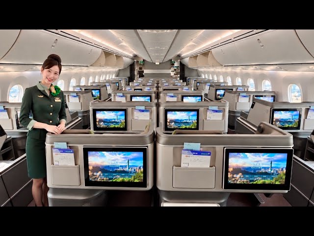 EVA Air Business Class Boeing 787 | Hong Kong to Taipei | Full Flight Experience