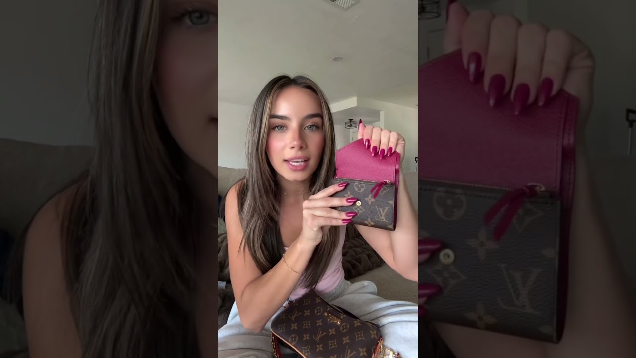 what’s in my bag + wallet tour #luxurybag #whatsinmybag #louisvuitton