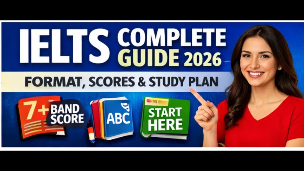 IELTS Complete Preparation 2026 | Exam Format, Band Scores & Study Plan