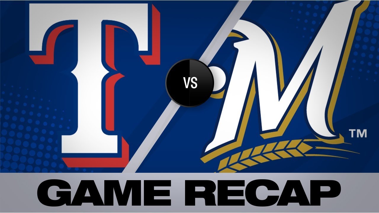 baseball ops Minor K's 11, Leclerc saves 1-0 victory | Rangers-Brewers Game Highlights 8/11/19