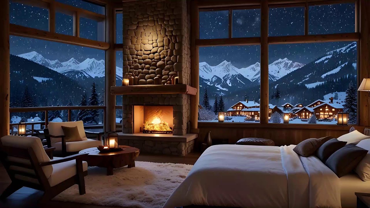 Rainy Forest Cabin Balcony Jazz – Relaxing Music for Stress Relief & Peaceful Evening Vibes