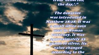 Daily Bible Verse Commentary - Matthew 20:2